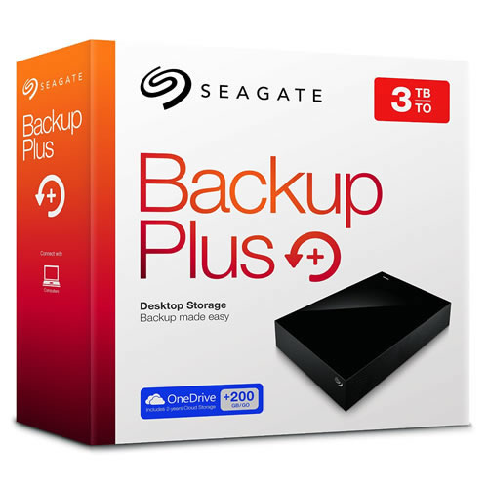 External Hard drive : Seagate Backup Plus 3TB Desktop External ...