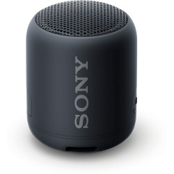 Sony SRS-XB12 Mini Bluetooth Speaker Loud Extra Bass Portable Wireless Speaker with Bluetooth -Loud Audio for Phone Calls- Small Waterproof and Dustproof Travel Music Speakers Black