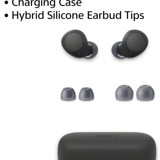 Sony WF-C510 Truly Wireless in-Ear Bluetooth Earbud Headphones with up to 22-Hour Battery, Multipoint-Connection, Mic and IPX4 Water Resistance