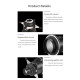 Soonpho OT1 PRO Focalize Conical Snoots Photo Optical Condenser W/ 50mm F1.7 Lens Art Special Effects Shaped Beam Light Cylinder for Bowens mount