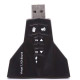 Sound Card Usb7.1 Sound Card 4-Channel Binaural Dual Microphone Aircraft Sound Card Supports W8 And W10 Systems