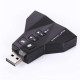 Sound Card Usb7.1 Sound Card 4-Channel Binaural Dual Microphone Aircraft Sound Card Supports W8 And W10 Systems