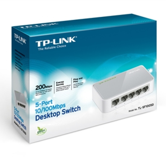 TP-LINK SWITCH 5 PORT 10/100MBPS (TL-SF1005D)
