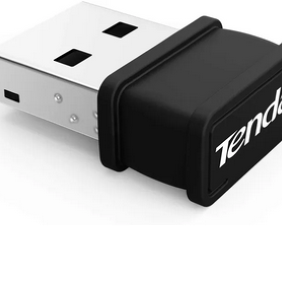 Tenda Wi-Fi Dongle, N150 Mini Wireless Network USB Wi-Fi Adapter for PC (Supports Windows XP/7/8/8.1/10, Driver-Free, Soft AP, USB 2.0) Plug & Play