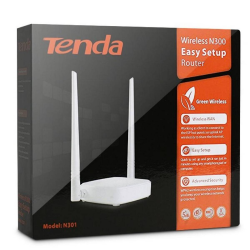 Tenda N301 Wireless N300 Easy Setup Router – High-Speed 300mbps, IEEE802.11n, Perfect for Web Activities, Gaming, and More 