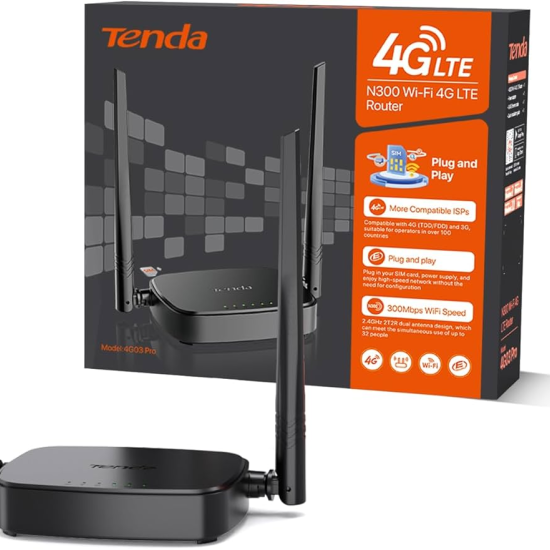 Tenda N300 Wi-Fi 4G LTE Router 4G03 Pro 