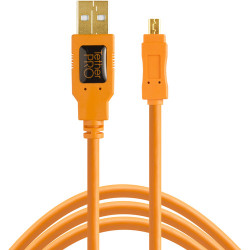 Tether Tools TetherPro USB 2.0 Type-A Male to Mini-B 8-Pin Male Cable 10m