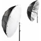160cm Umbrella Softbox with Removable Diffusion , Black Outside , white Inside 