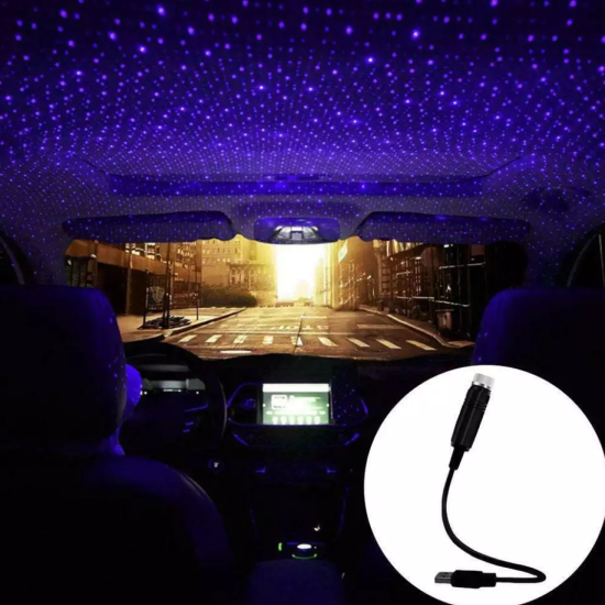 Usb Laser Light for Car LED Interior Car Star Night Lights Roof Star for Ceiling Star Master