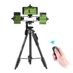 Yuteng Vct-6808 Multifulctional Tripod For Phone With 3 Phone Hloders.