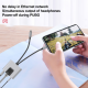 VR-1056Pro 3 in 1 8 Pin + USB-C / Type-C Male to 8 Pin Charging + Ethernet + 3.5mm Earphone Female Adapter VR-1056Pro 3 in 1 8 Pin + USB-C / Type-C Male to 8 Pin Charging + Ethernet + 3.5mm Earphone Female Adapter