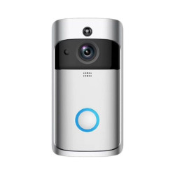 Video Doorbell Camera with Chime, Wireless Smart with Free Cloud Storage, PIR Motion Detection, 2-Way Audio, 166°Wide Angle, Night Vision, IP65 Weatherproof for Home Security