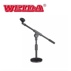Weida WD210 Adjustable Desktop Microphone Stand Table Mic Stands with Clip