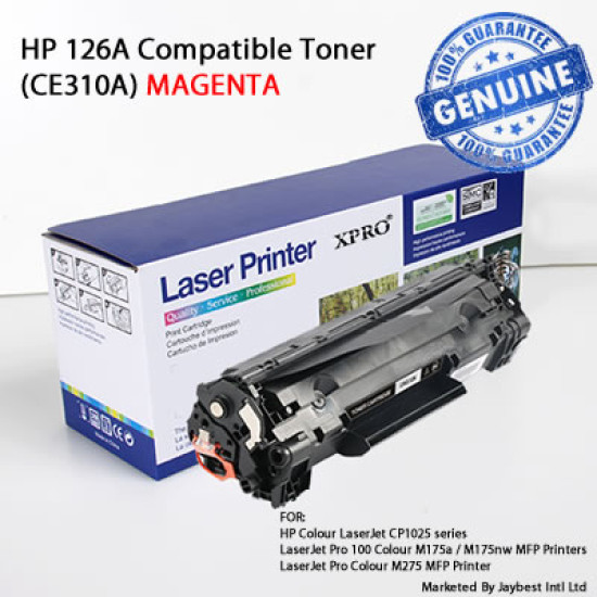 HP 126A Compatible Magenta Toner Catridge  CE313A