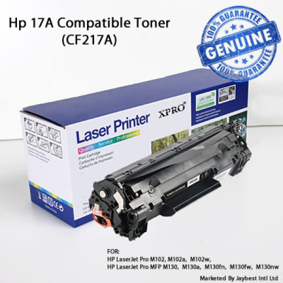 Hp 17A Compatible Black toner Catridge CF217A