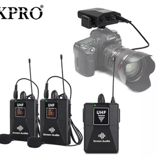 XPRO XPW-804 High-Quality Wireless Lavalier Microphone Lapel Microphone System