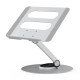 Xpro P4L Swivel Laptop Stand, 300% Larger Base Stability, Military-Grade Aluminum Metal Riser Tablet Laptop PC Stand Holder, Height Adjustable Laptop Stand, Suitable for 10 -17.3 INCHES