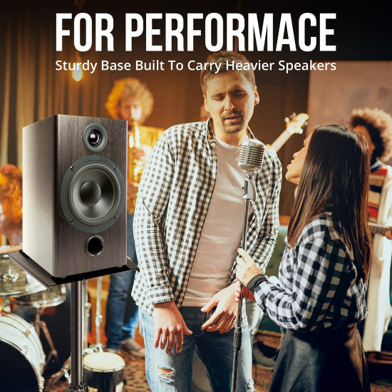 Xpro XPZ-610 Studio Monitor Speaker Stands - Heavy-Duty Support