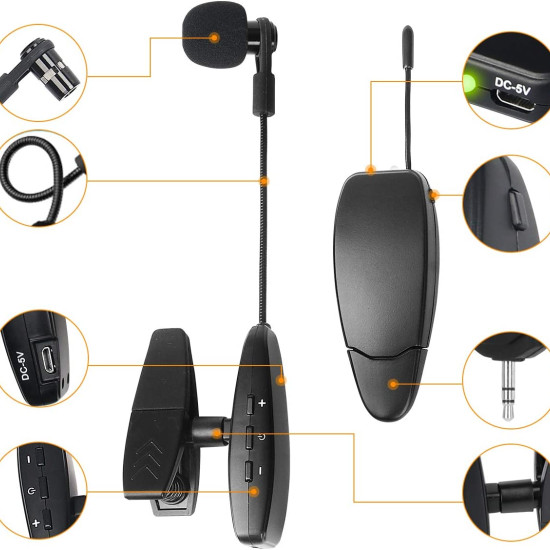 Xpro XPZ-621 Saxophone Mic Wireless Microphone System
