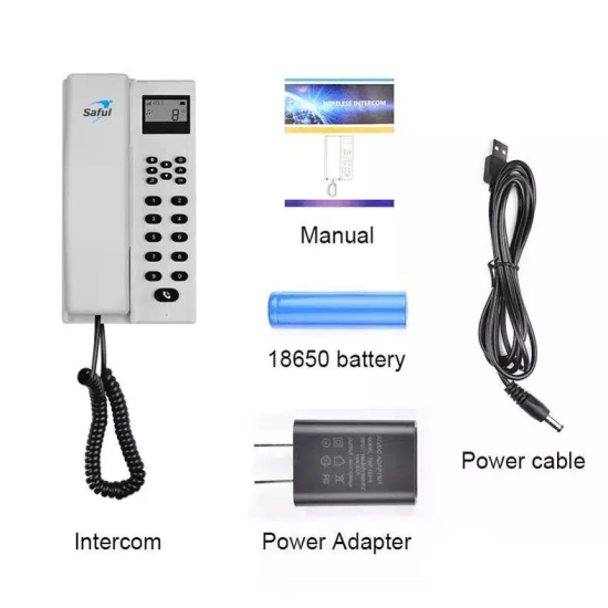 Xpro Wireless Intercom With LCD Screen 