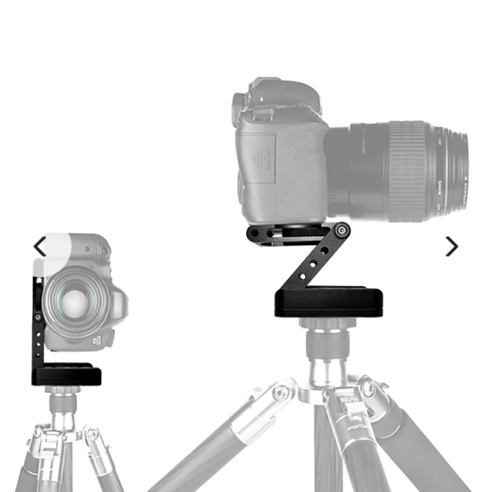 Z Shape braket Tripod Head Camera Holder, Z bracket or Z plate