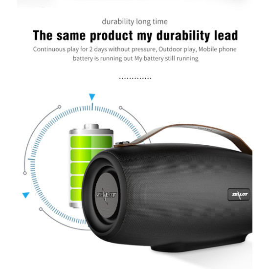 Zealot S27 Multifunctional Bass Wireless Bluetooth Speaker, Built-in Microphone