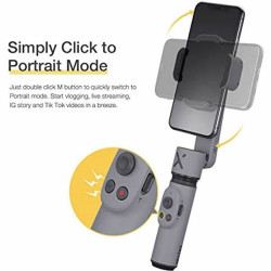Zhiyun Smooth X Gimbal Stabilizer, Foldable Selfie Stick for Smartphone, Extendable Handheld iPhone Android Gimbal, YouTube Vlog Live Video, Face Tracking, Gesture & Zoom