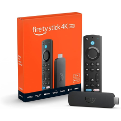  Amazon Fire TV Stick 4K Max (newest model), our most powerful 4K streaming stick with Wi-Fi 6E support, 16GB Storage, free and live tv