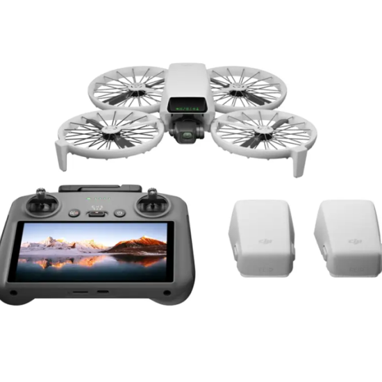  DJI Flip Fly More Combo Camera Drone (3 Bastteries) + RC 2 Remote Controller