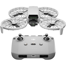 DJI Flip (RC-N3), Drone With 4K UHD Camera for Adults, Under 249 g, 3-Axis Gimbal Stabilization, 44000ft/13km Video Transmission, Palm Takeoff, Auto Return, 31-Min Flight Time, Intelligent Flight 