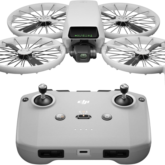 DJI Flip (RC-N3), Drone With 4K UHD Camera for Adults, Under 249 g, 3-Axis Gimbal Stabilization, 44000ft/13km Video Transmission, Palm Takeoff, Auto Return, 31-Min Flight Time, Intelligent Flight 