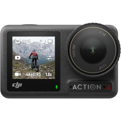 DJI Osmo Action 4 Standard Combo, Waterproof Action Camera 4K with 1/1.3" Sensor, Low-Light Imaging, Long-Lasting 160 Mins, Stabilization, Dual Touchscreens, Vlogging Camera for Travel, Sports 