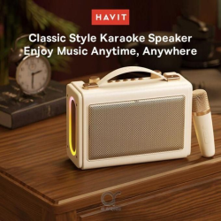 Havit SK823BT Wireless Retro Portable Karaoke Bluetooth Speaker