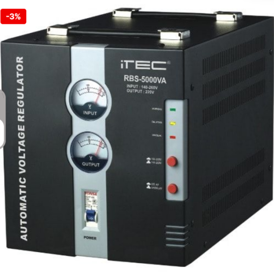 iTEC 5000VA Stabilizer Automatic Voltage Regulator