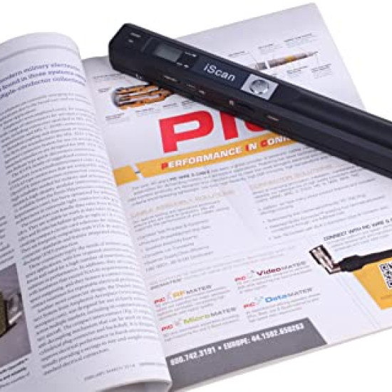 iScan Cordless Handheld Portable Scanner 900DPI Color