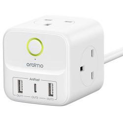Oraimo PowerHub C 6-In-1 Smart Fast Charging High Security Small and Portable Power Expansion Cube OWS-U342