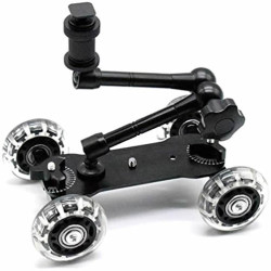 Camera Slider Track Dolly Car & Magic Arm
