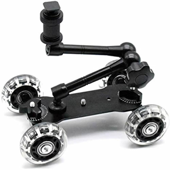 Camera Slider Track Dolly Car & Magic Arm