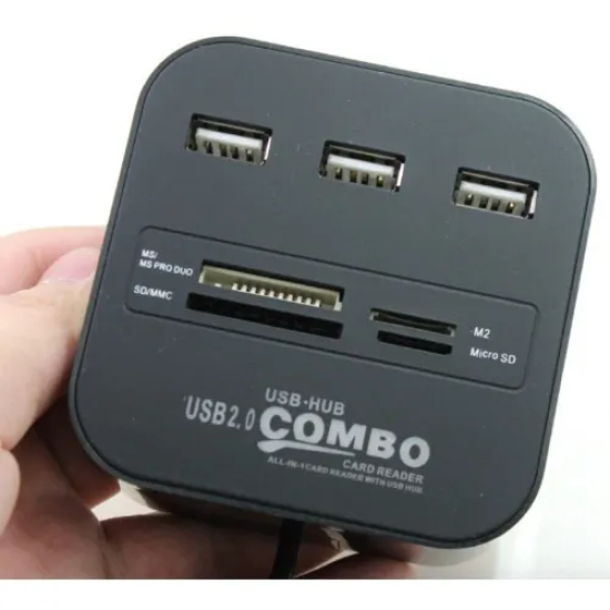 Usb Hub 2.0 Multi-function - tf Ms Sd M2 - Card Reader