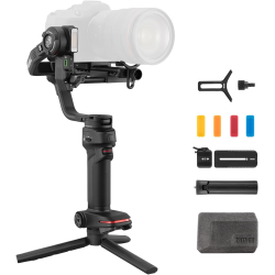 ZHIYUN Weebill 3, 3-Axis Gimbal Stabilizer for DSLR and Mirrorless Camera, Nikon Sony Panasonic Canon Fujifilm BMPCC 6K, Fill Light & Mic Integration