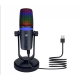 XPRO XPM86FX RGB USB Desktop Microphone Suitable For Podscasting, Gaming,  Singing And Recording